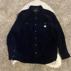 Men's Carhartt Navy Corduroy Jacket